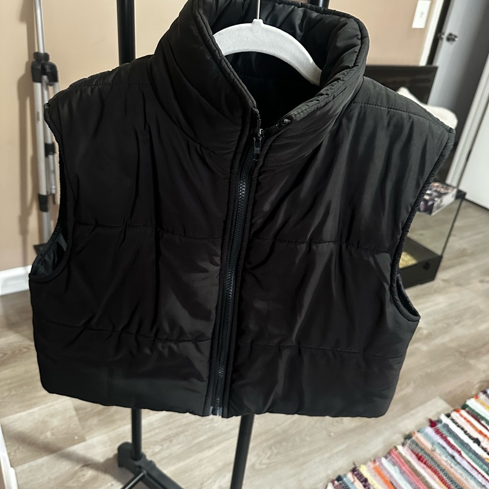 Black Puffer Vest